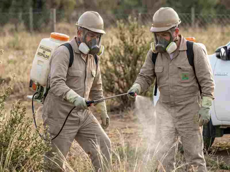 Lavado y sanitización de estanque de agua con resolución sanitaria